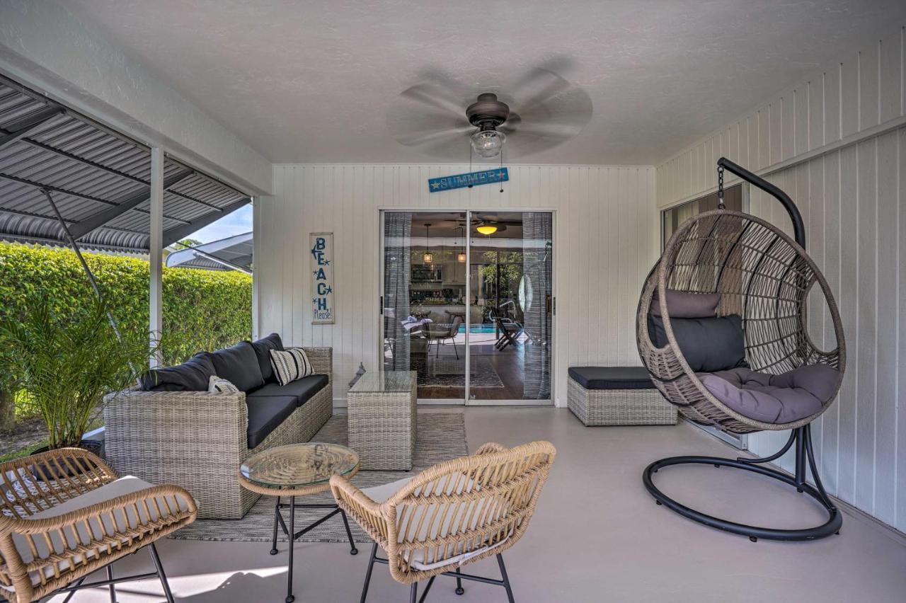 Naples Oasis With Screened Pool, Bike To Beach! Bagian luar foto