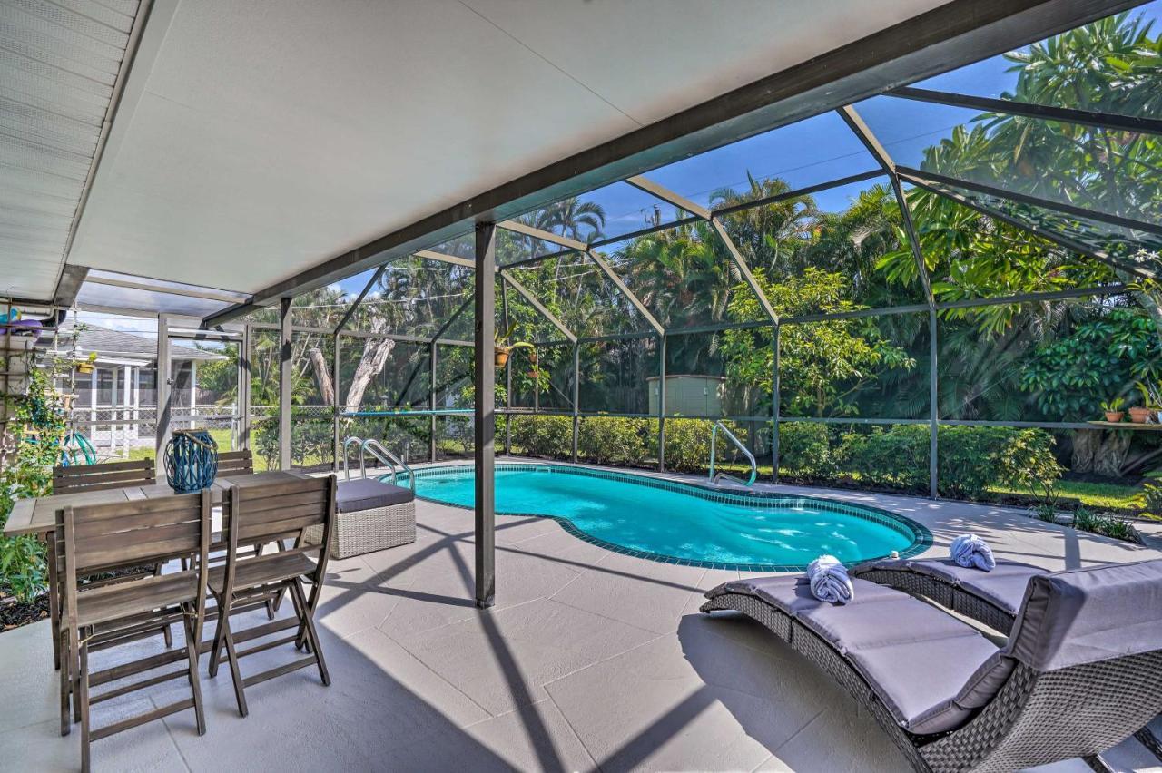 Naples Oasis With Screened Pool, Bike To Beach! Bagian luar foto
